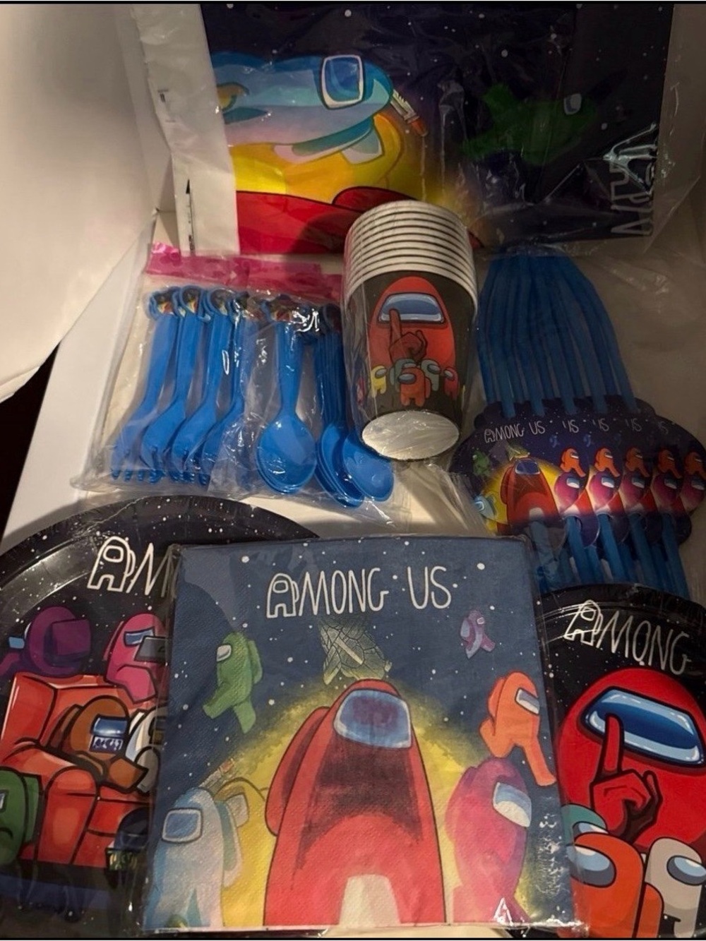 Among Us birthday party for 10